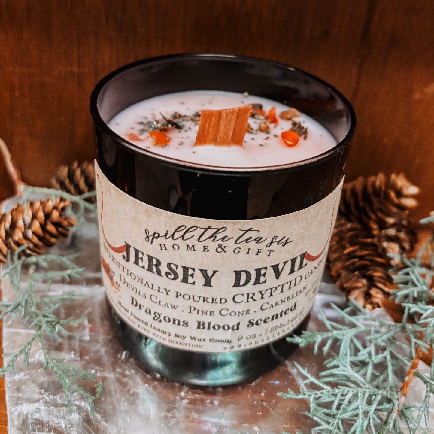 Jersey Devil Intention Soy Wax Candle - 9oz - Spirit Nest