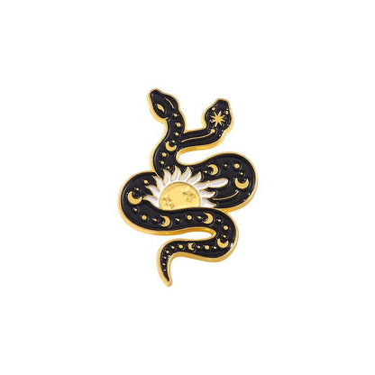 Gothic Snake Enamel Pin Set