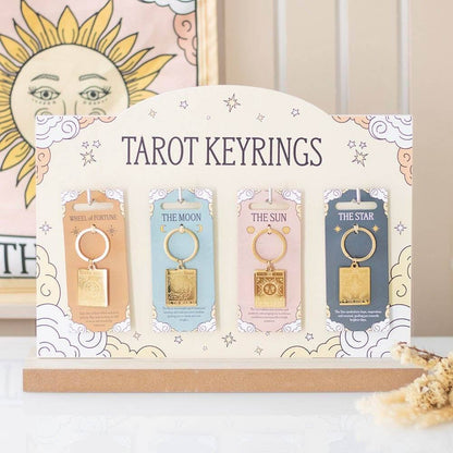 Vintage Tarot Card Keyrings | Tarot Card Charm