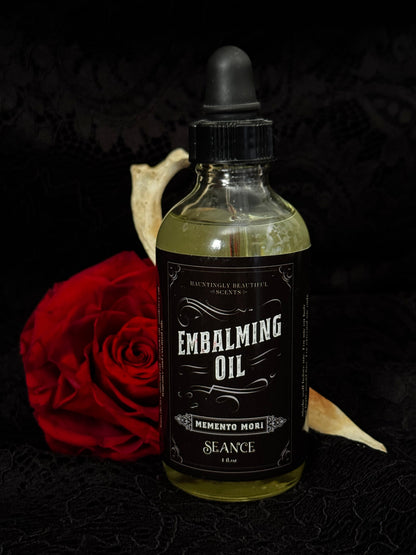 Memento Mori Embalming Lotion Body Oil | Rose & Nag Champa