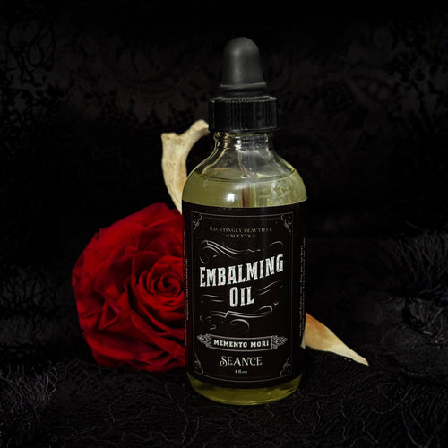 Memento Mori Embalming Lotion Body Oil | Rose & Nag Champa
