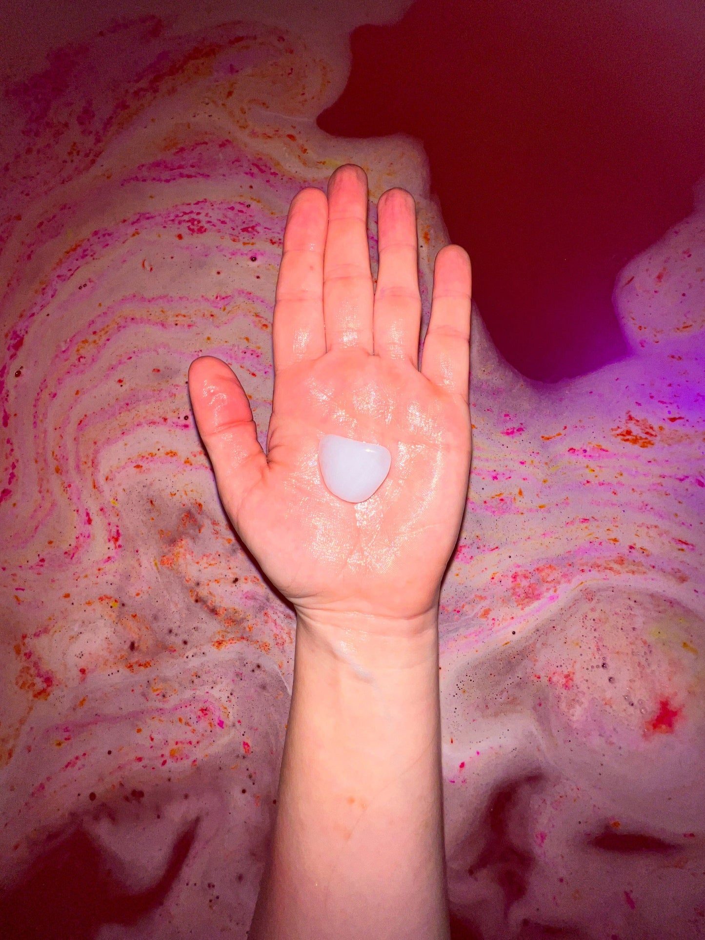 Flower of Life Bath Bomb - White Jade Ritual Soak