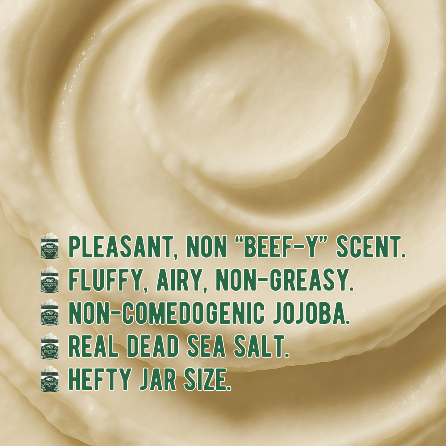 Dead Sea Magnesium & Tallow Balm – Botanical Relaxation Balm