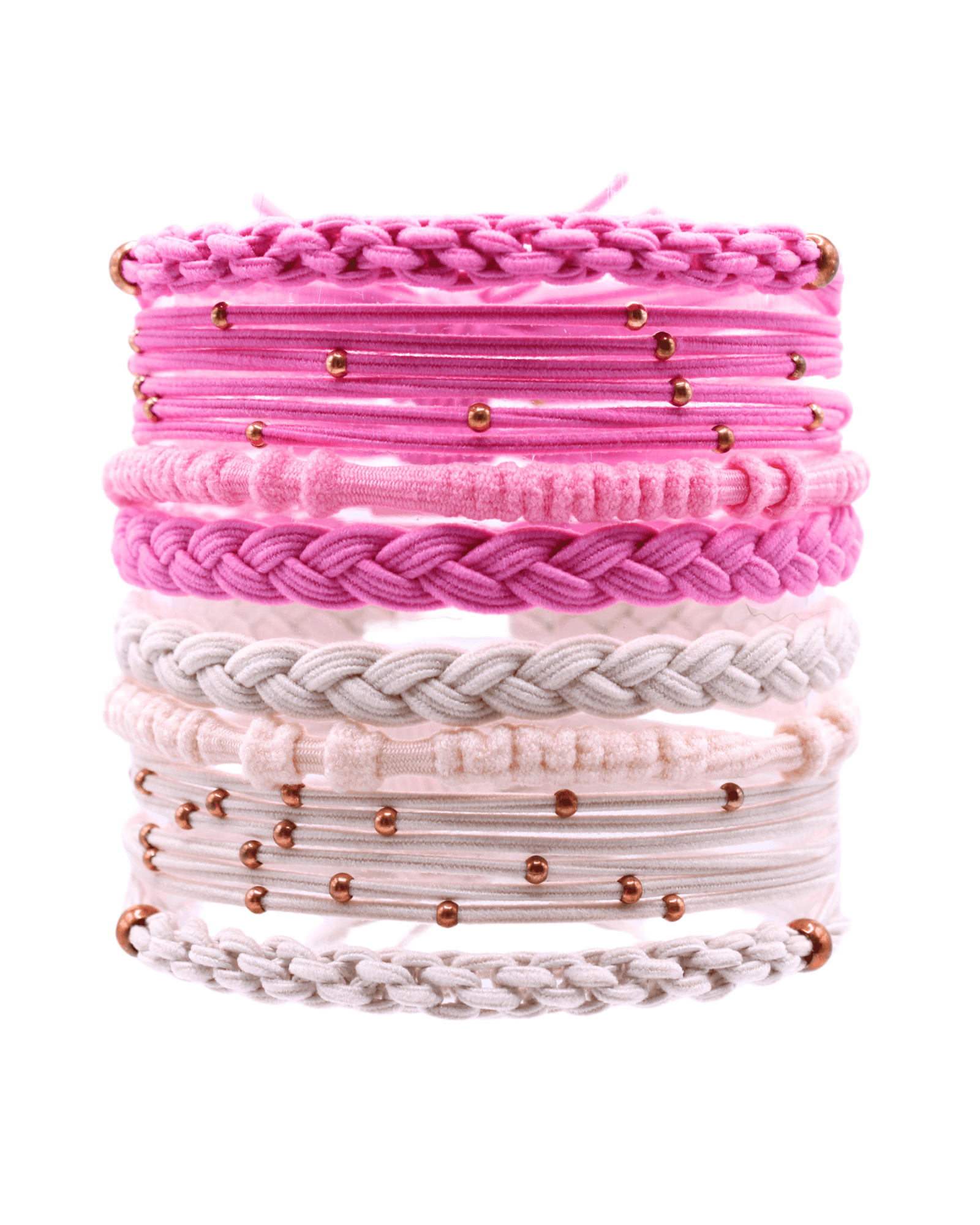 Venice Hair Tie Bracelet Set - Waterproof No-Snag Elastic Stacks - Spirit Nest