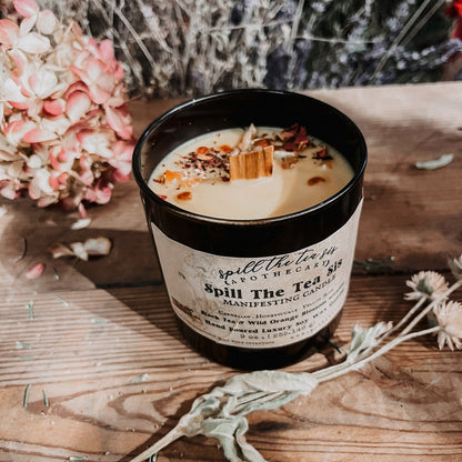 Spill The Tea Sis Intention Candle – Connection & Community - Spirit Nest