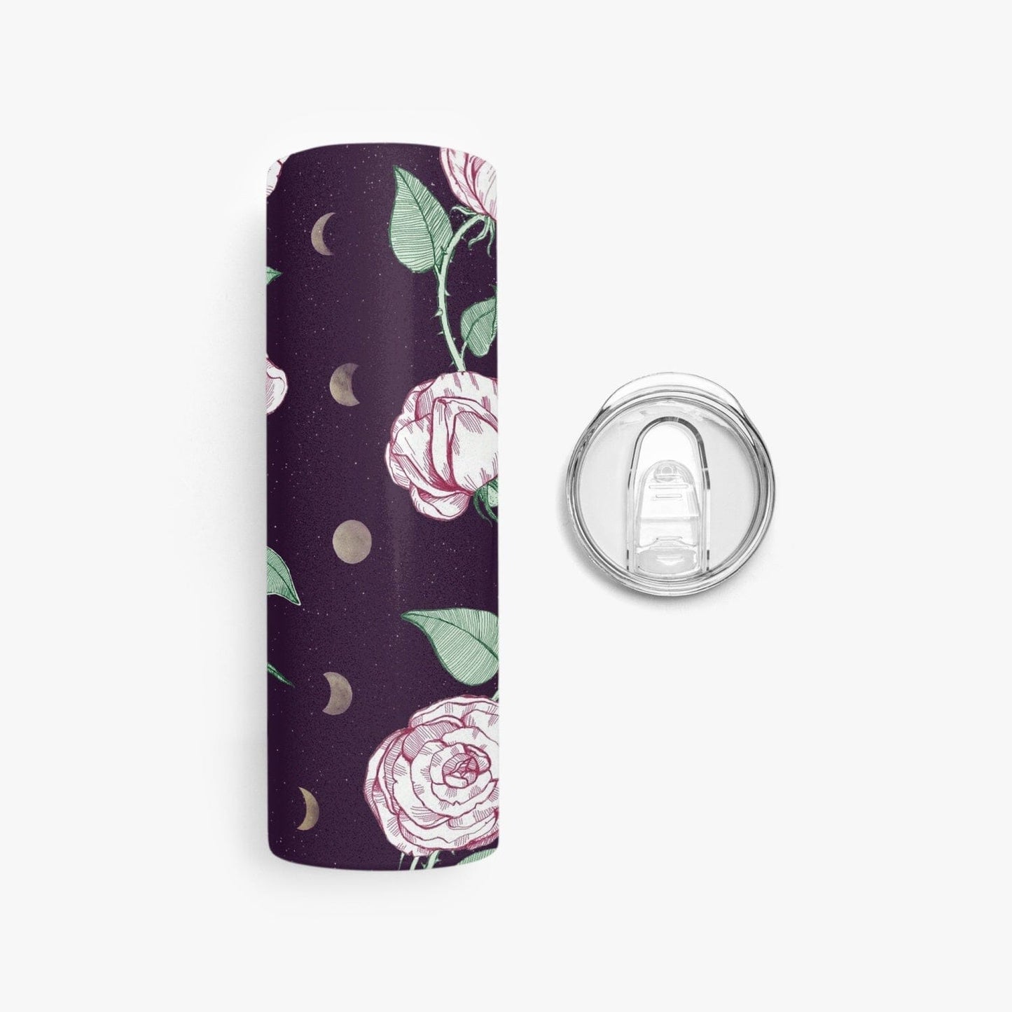 Moon & Roses Skinny Tumbler