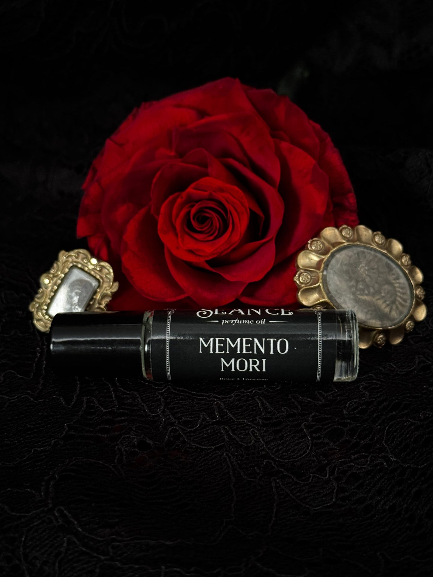 Memento Mori Perfume Oil Roller | Rose & Nag Champa