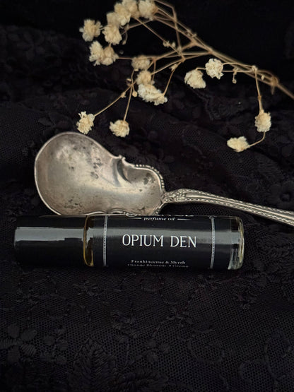 Opium Den Perfume Oil Roller | Frankincense & Orange Blossom