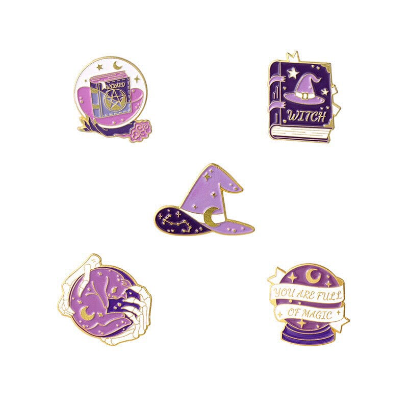 Witchcraft Essentials Enamel Pin Set