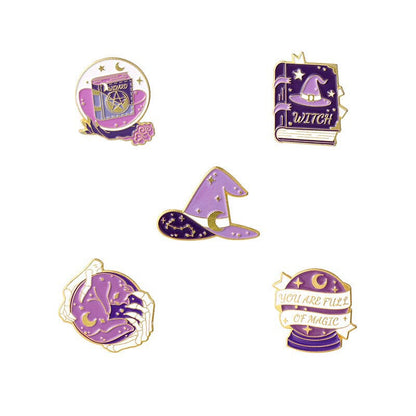 Witchcraft Essentials Enamel Pin Set