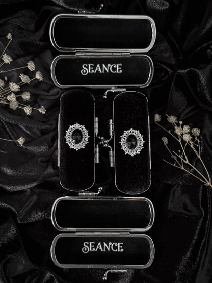 The Mourning Compact Perfume Oil Carry Case | Black Velvet