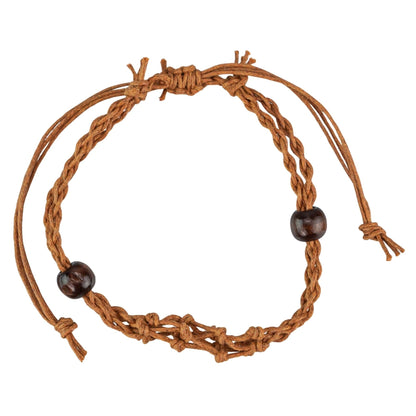 Macrame Crystal Holder Bracelet | Braided Stone Cage
