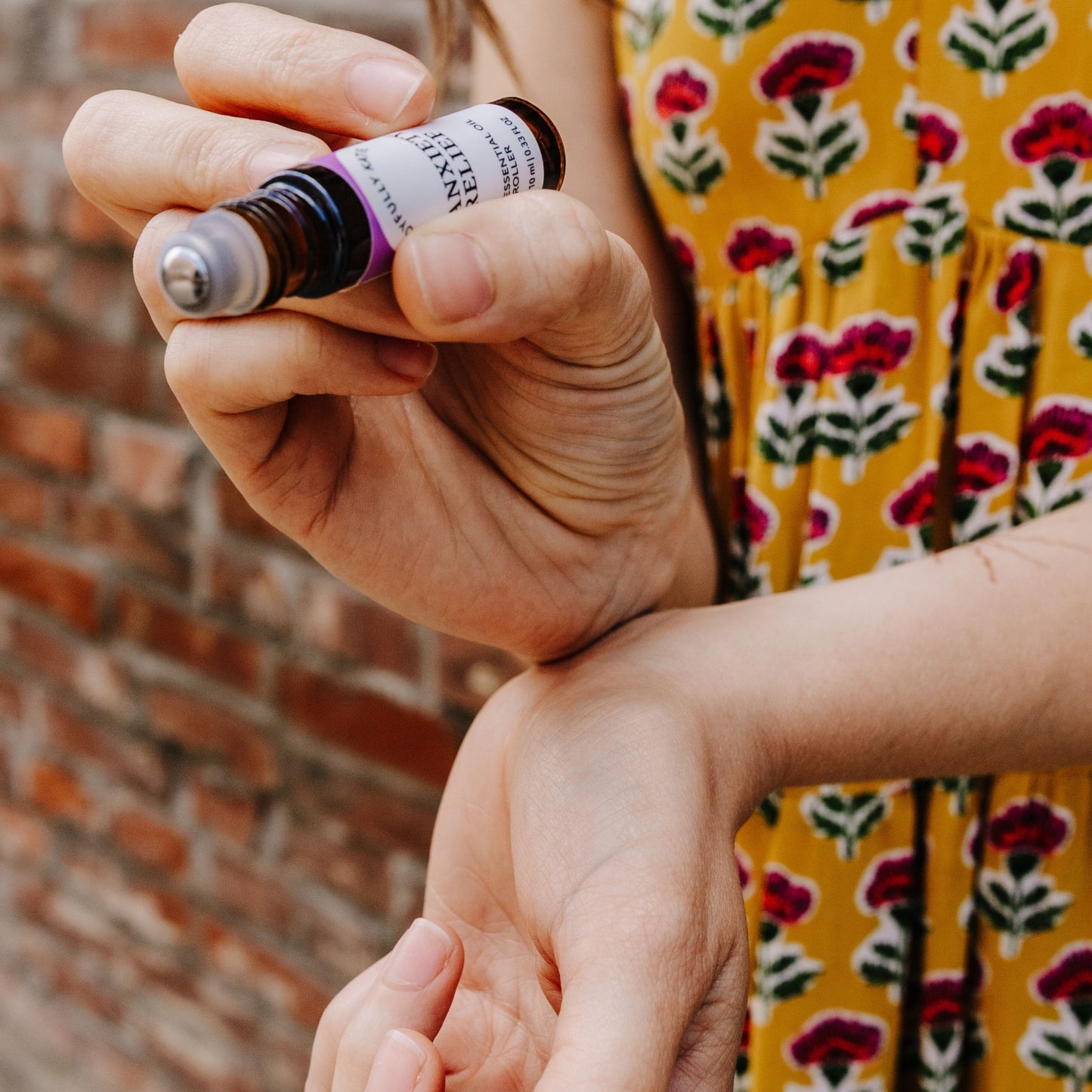Anxiety Relief Essential Oil Roller | Calming Botanical Roll-On