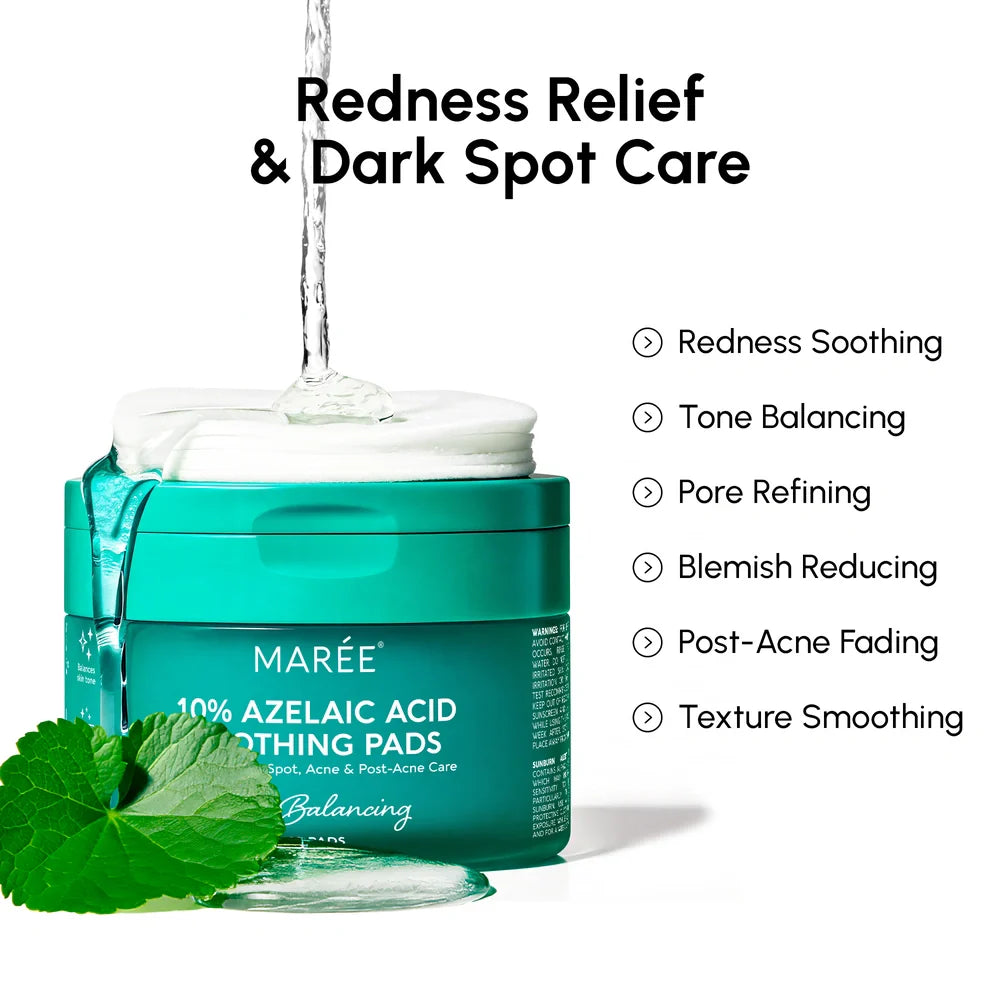 Azelaic Acid Soothing Pads - Tone Balancing Facial Pads