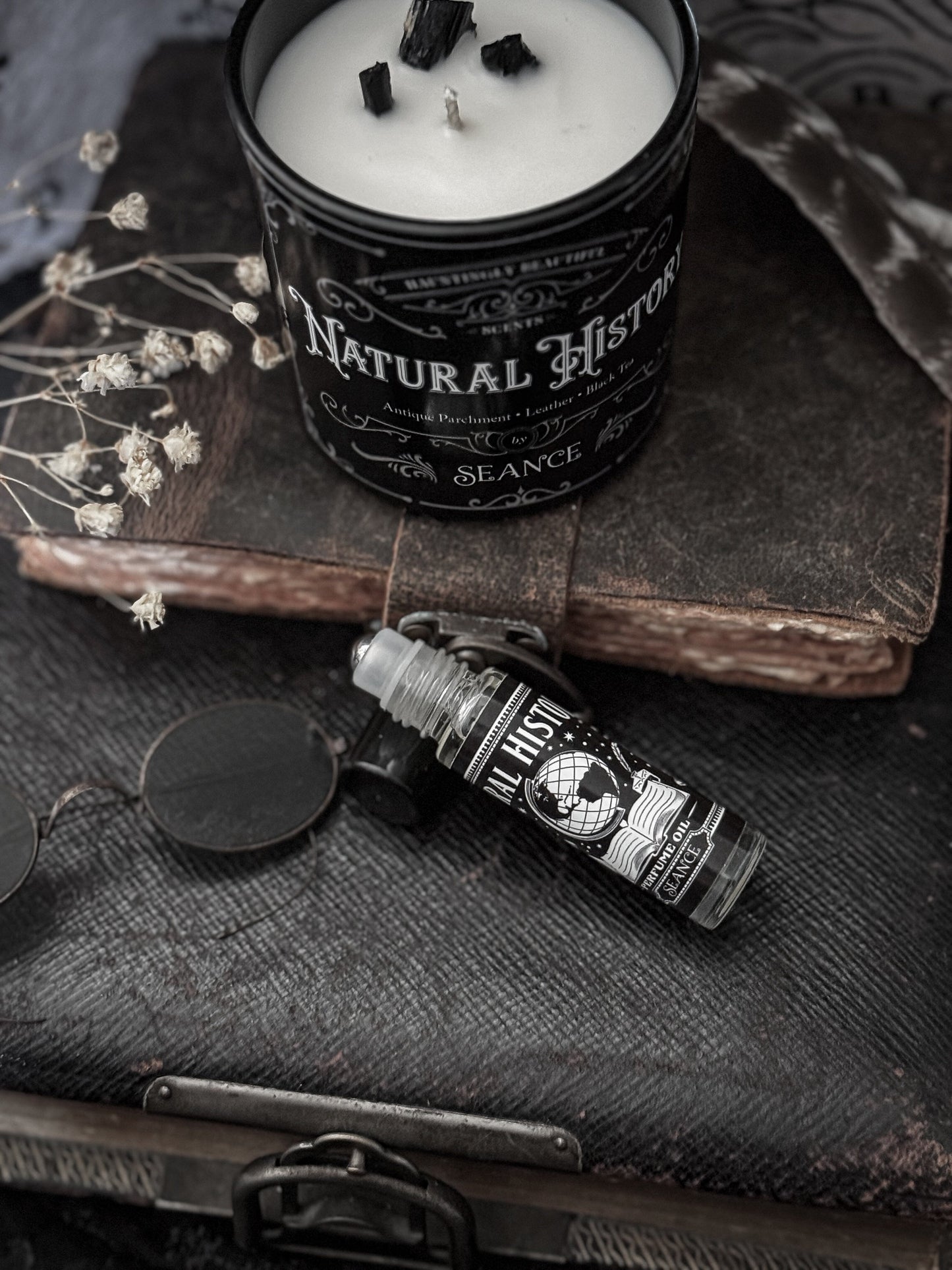 Natural History Perfume Oil Roller | Old Books & Black Tea