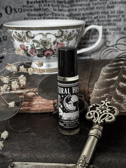 Natural History Perfume Oil Roller | Old Books & Black Tea