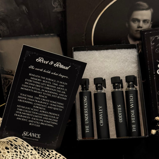 Root & Ritual Perfume Oil Sample Set | Earthy & Woodsy Collection