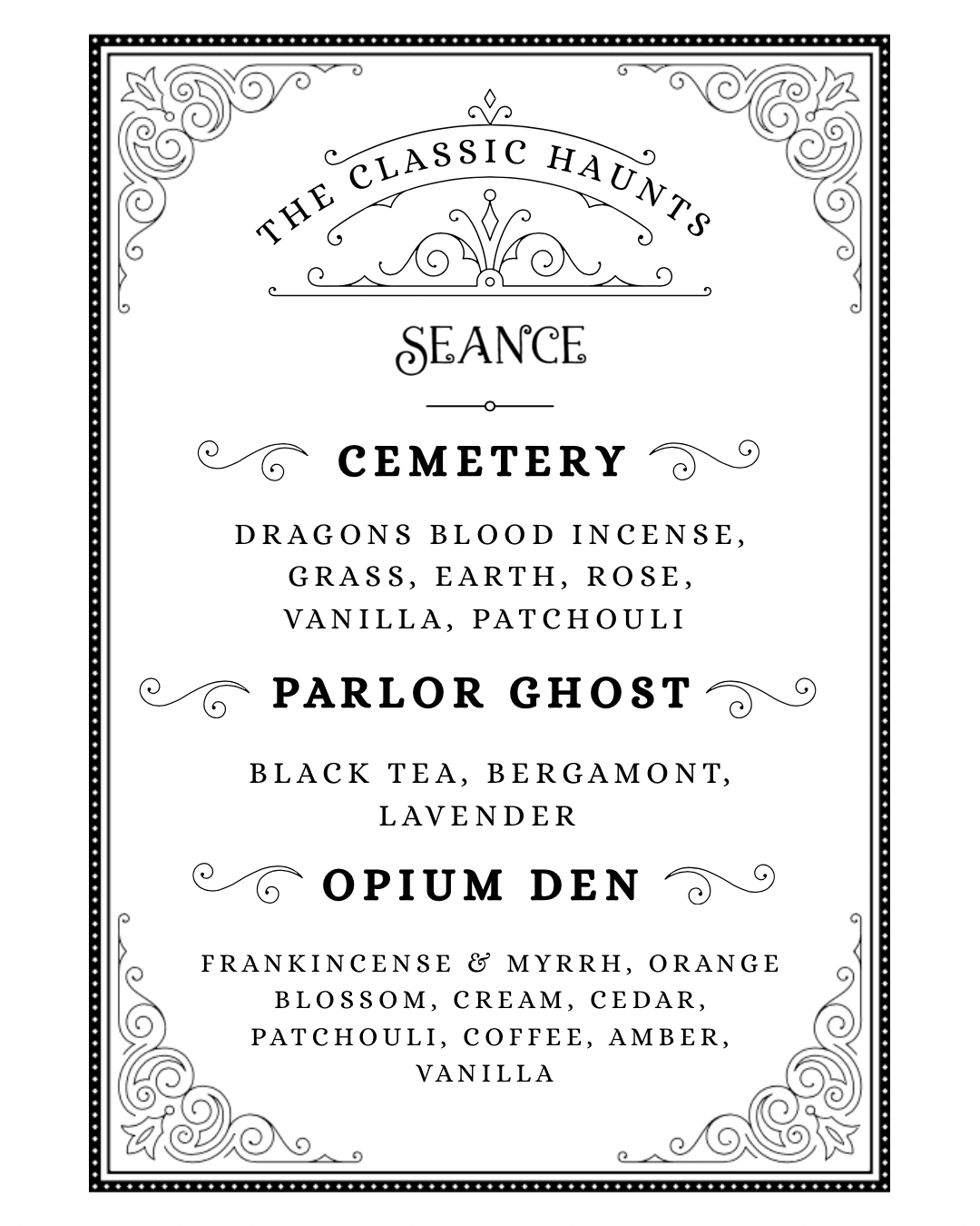The Haunting Perfume Oil Sample Set | Best Sellers Collection