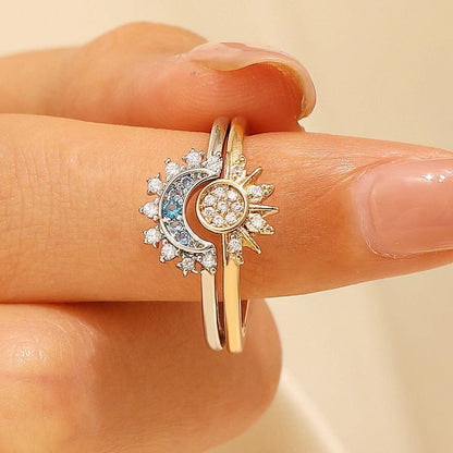 Sol-Luna Ring Set