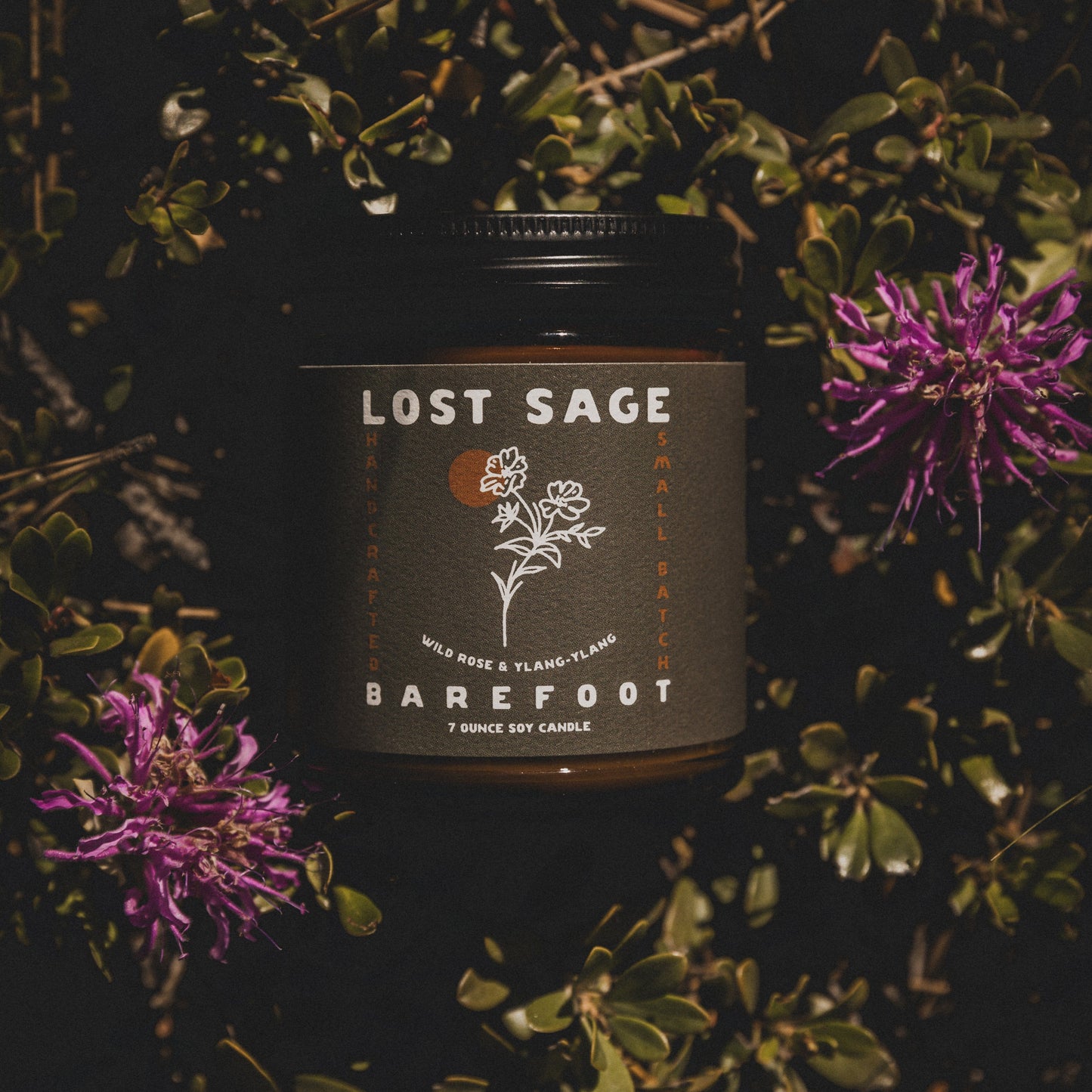 Barefoot Soy Candle | Wild Rose & Ylang-Ylang