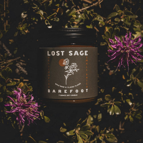 Barefoot Soy Candle | Wild Rose & Ylang-Ylang