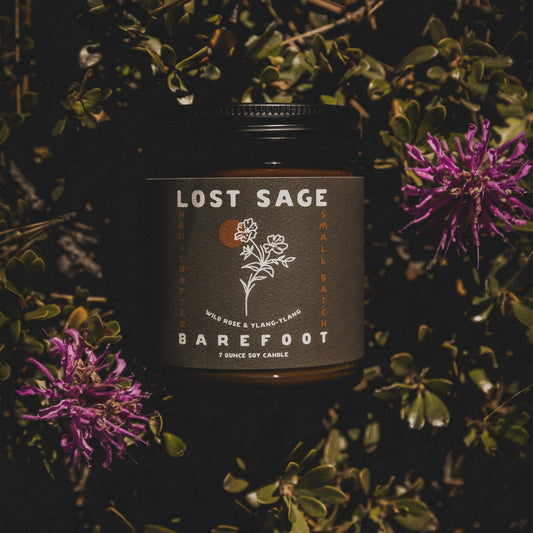 Barefoot Soy Candle | Wild Rose & Ylang-Ylang