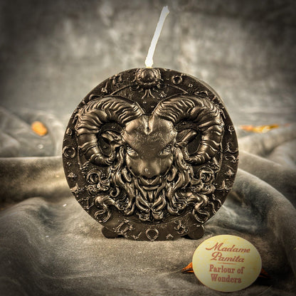 Beeswax Aries Zodiac Spell Candle – Courage, Passion & Victory