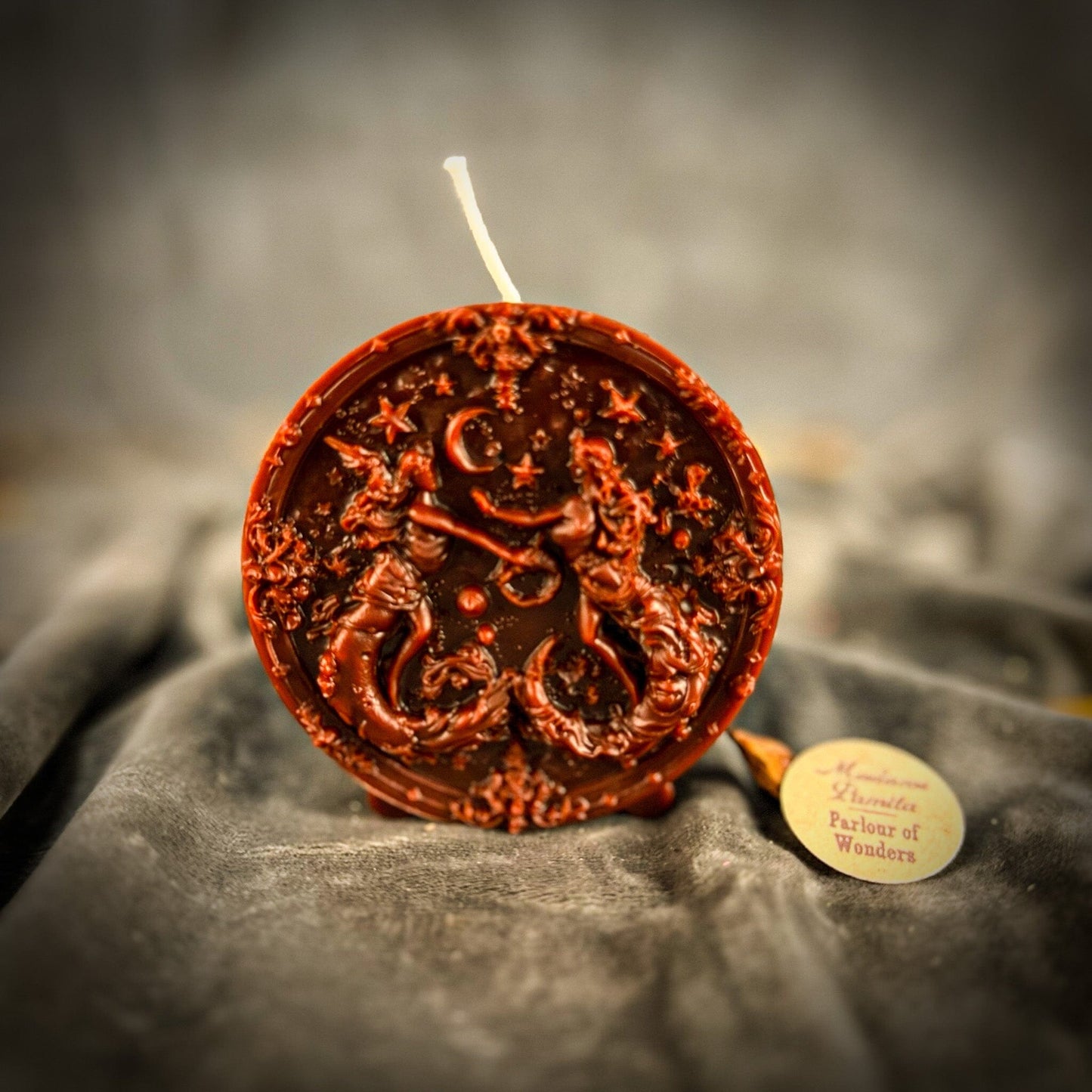 Beeswax Gemini Zodiac Spell Candle – Communication, Creativity & Adaptability