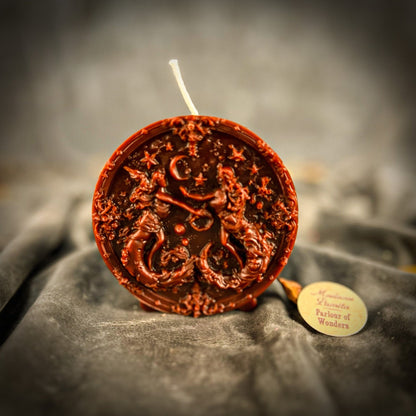 Beeswax Gemini Zodiac Spell Candle – Communication, Creativity & Adaptability