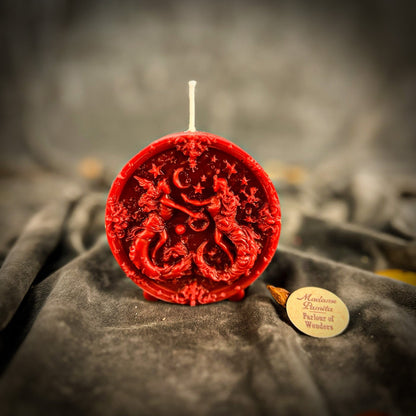 Beeswax Gemini Zodiac Spell Candle – Communication, Creativity & Adaptability