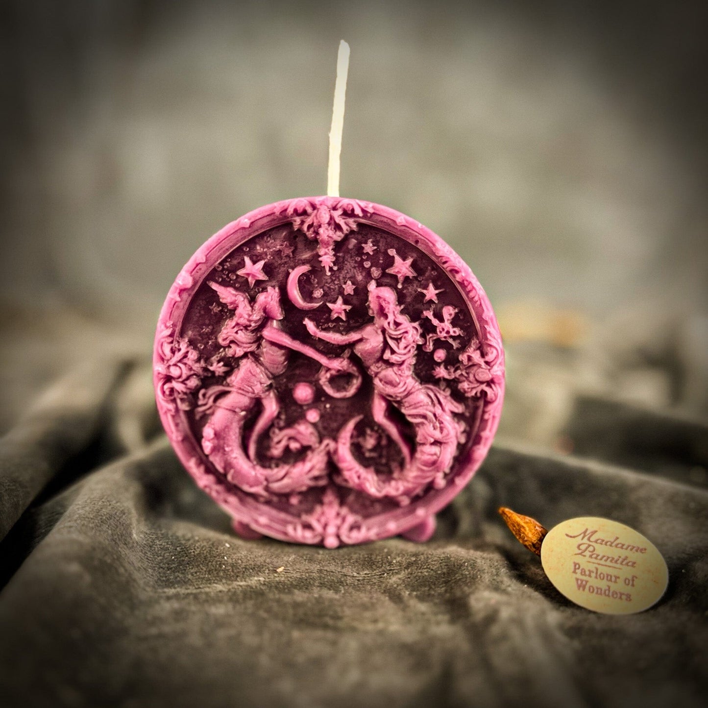 Beeswax Gemini Zodiac Spell Candle – Communication, Creativity & Adaptability