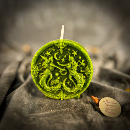 Beeswax Gemini Zodiac Spell Candle – Communication, Creativity & Adaptability