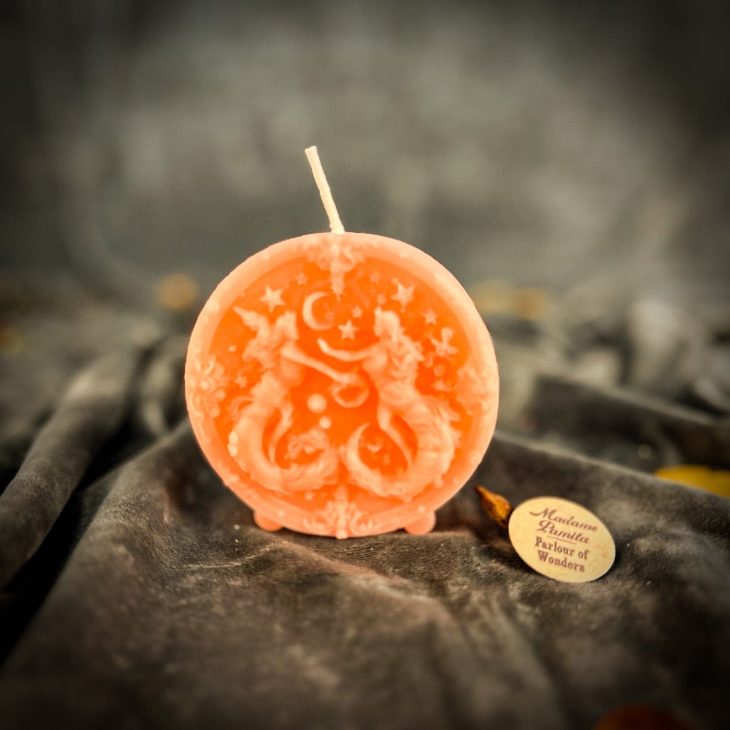 Beeswax Gemini Zodiac Spell Candle – Communication, Creativity & Adaptability