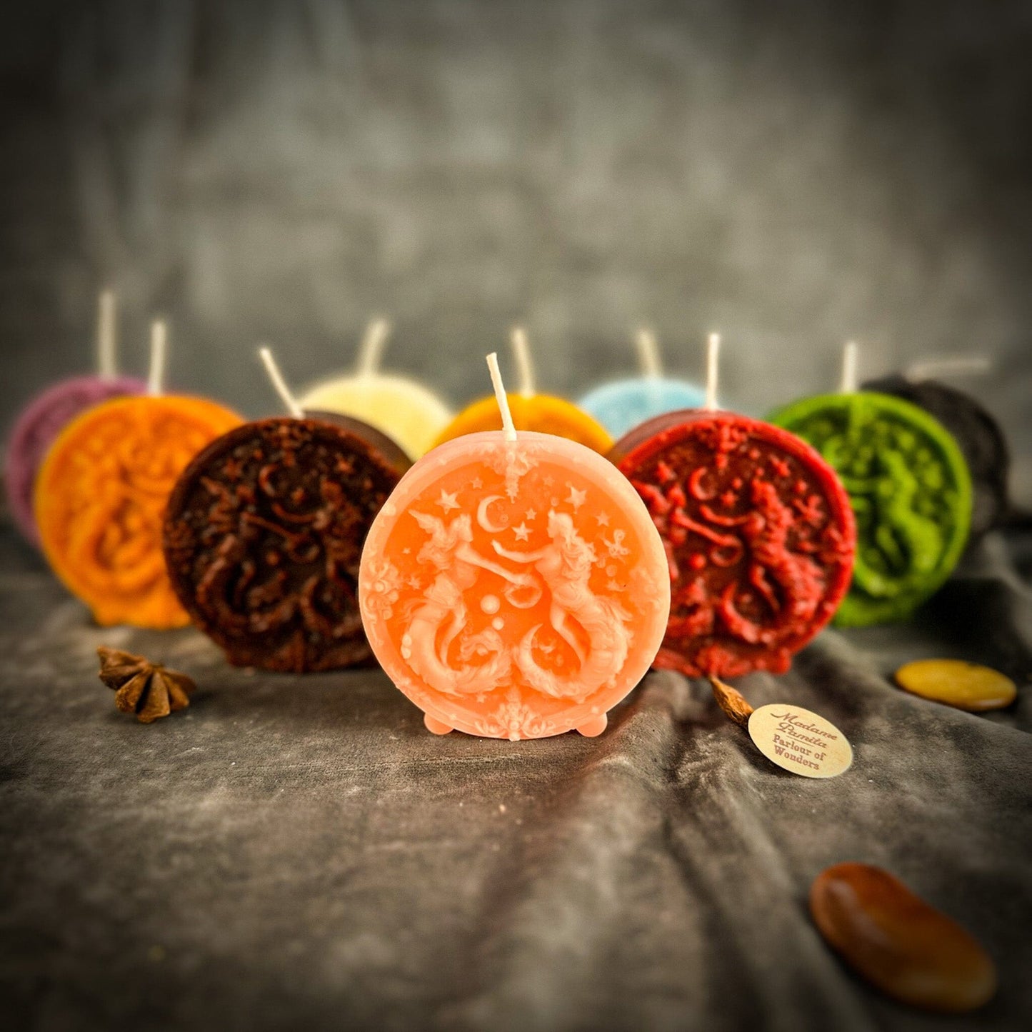 Beeswax Gemini Zodiac Spell Candle – Communication, Creativity & Adaptability