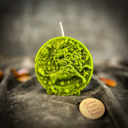 Beeswax Leo Zodiac Spell Candle – Creativity, Confidence & Leadership