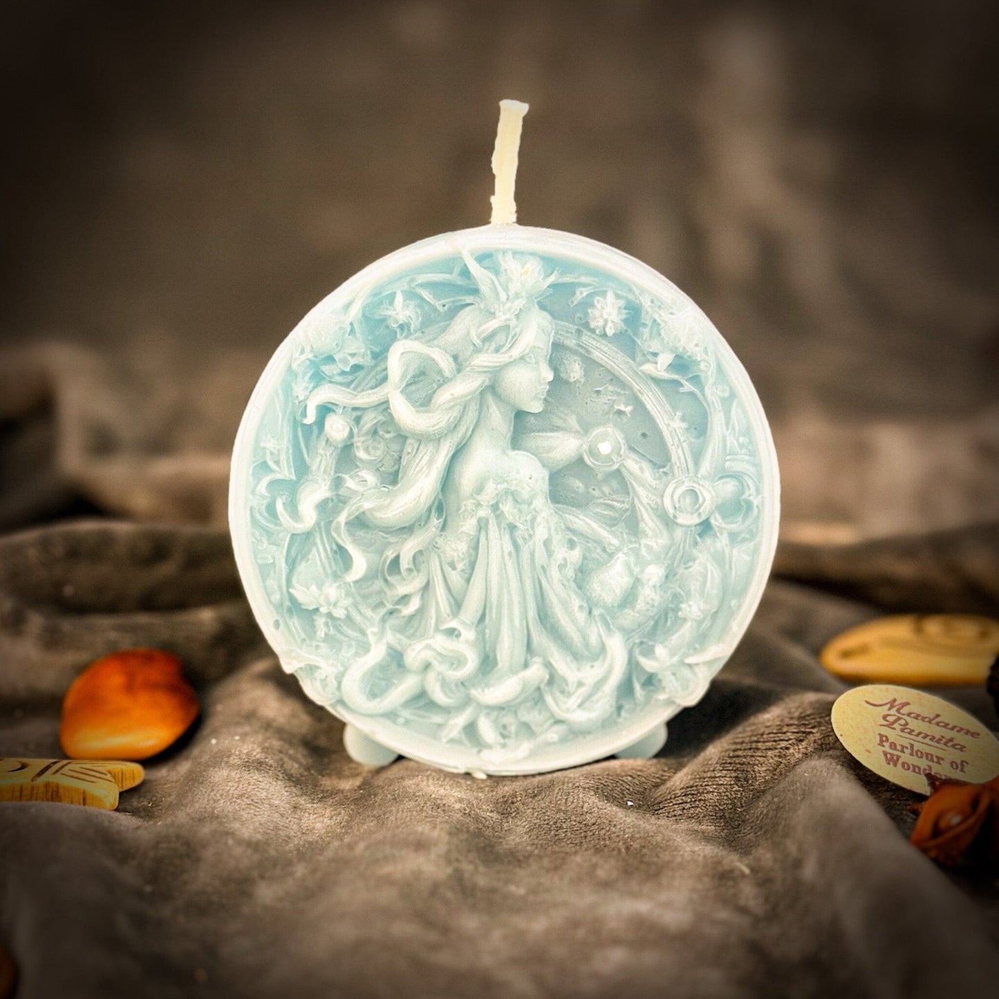 Beeswax Libra Zodiac Spell Candle – Balance, Harmony & Love
