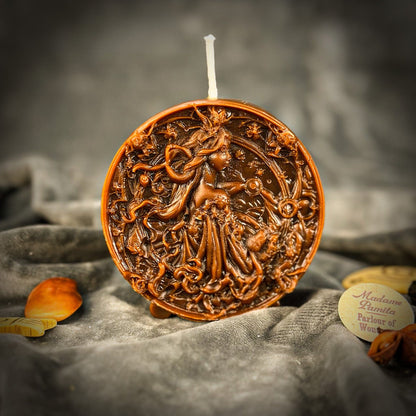 Beeswax Libra Zodiac Spell Candle – Balance, Harmony & Love