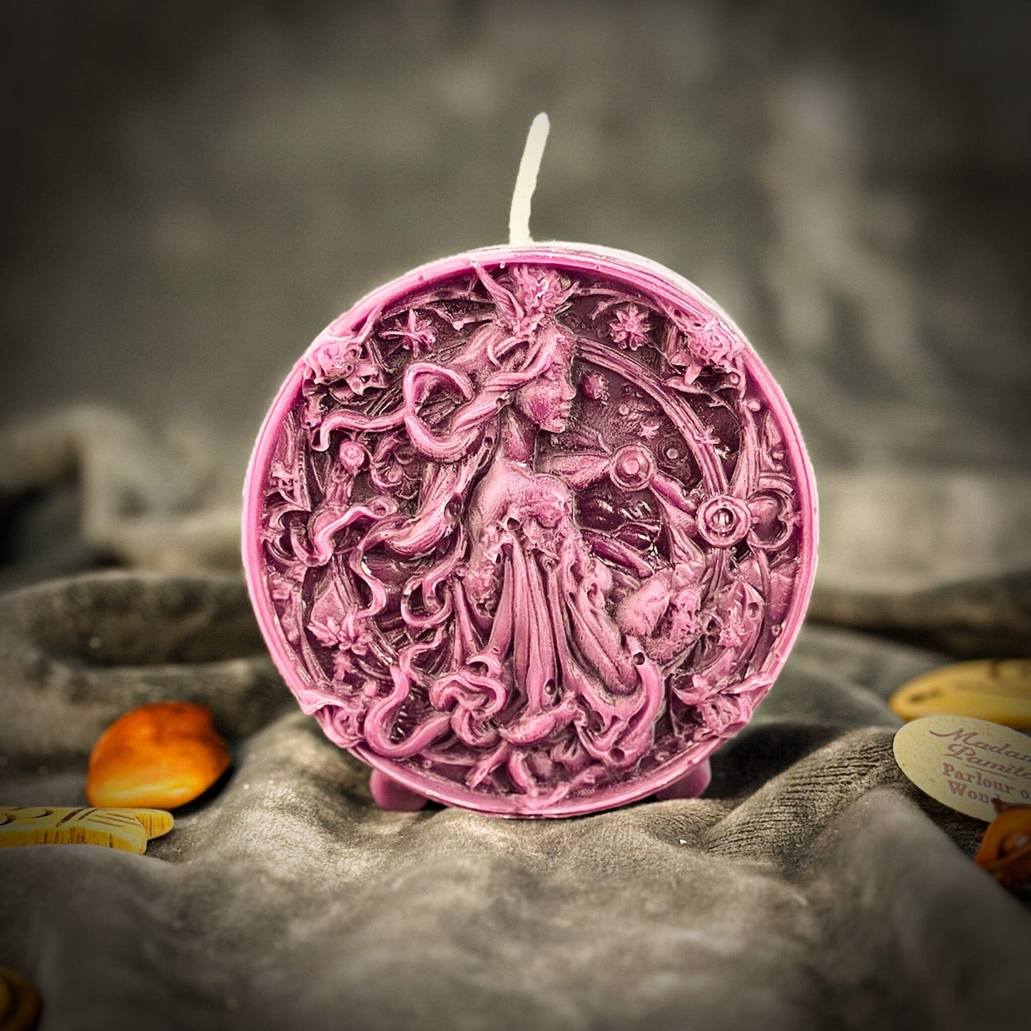 Beeswax Libra Zodiac Spell Candle – Balance, Harmony & Love