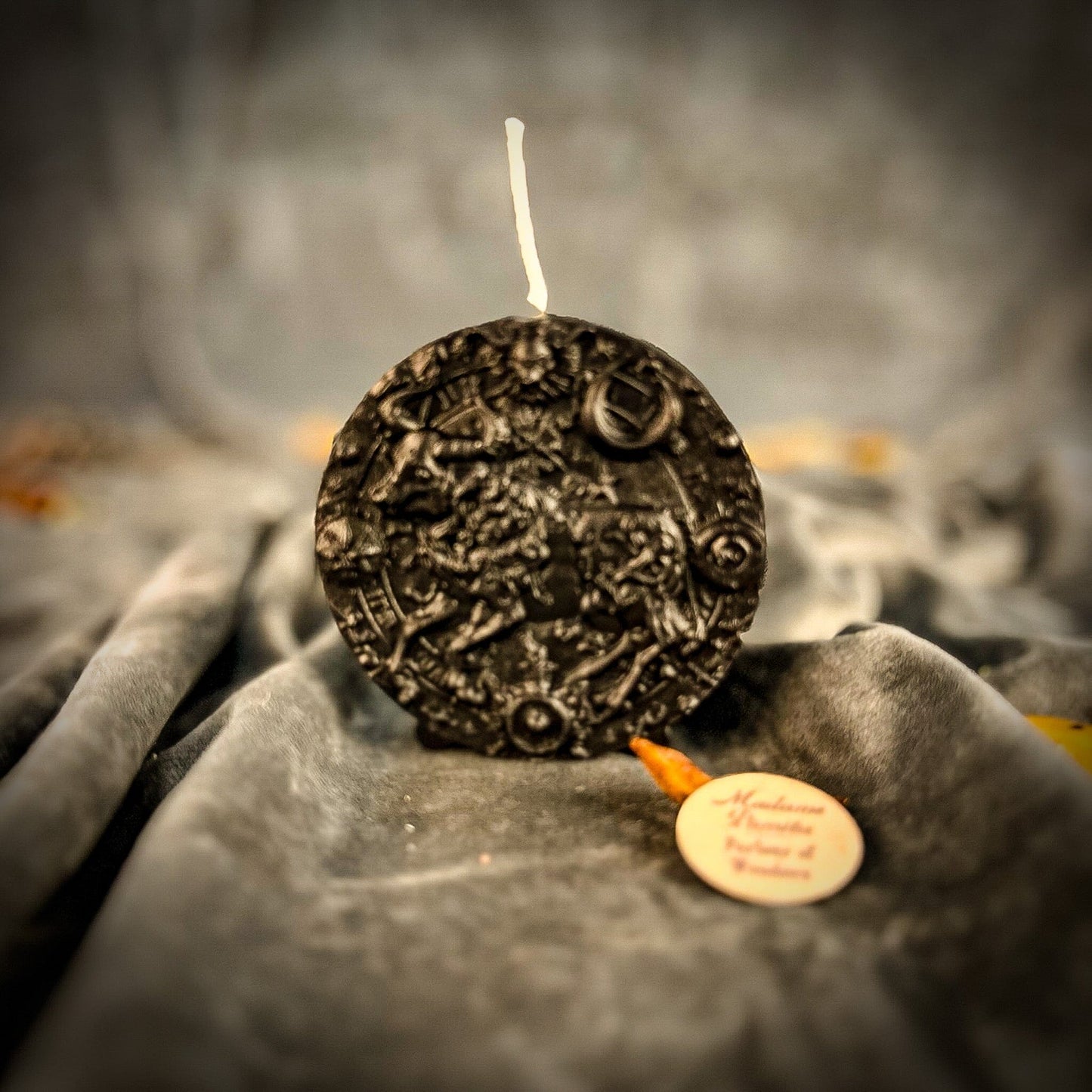 Beeswax Taurus Zodiac Spell Candle – Abundance, Stability & Sensuality