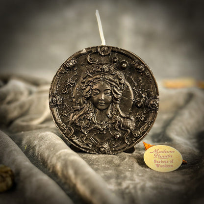 Beeswax Virgo Zodiac Spell Candle – Focus, Healing & Practicality