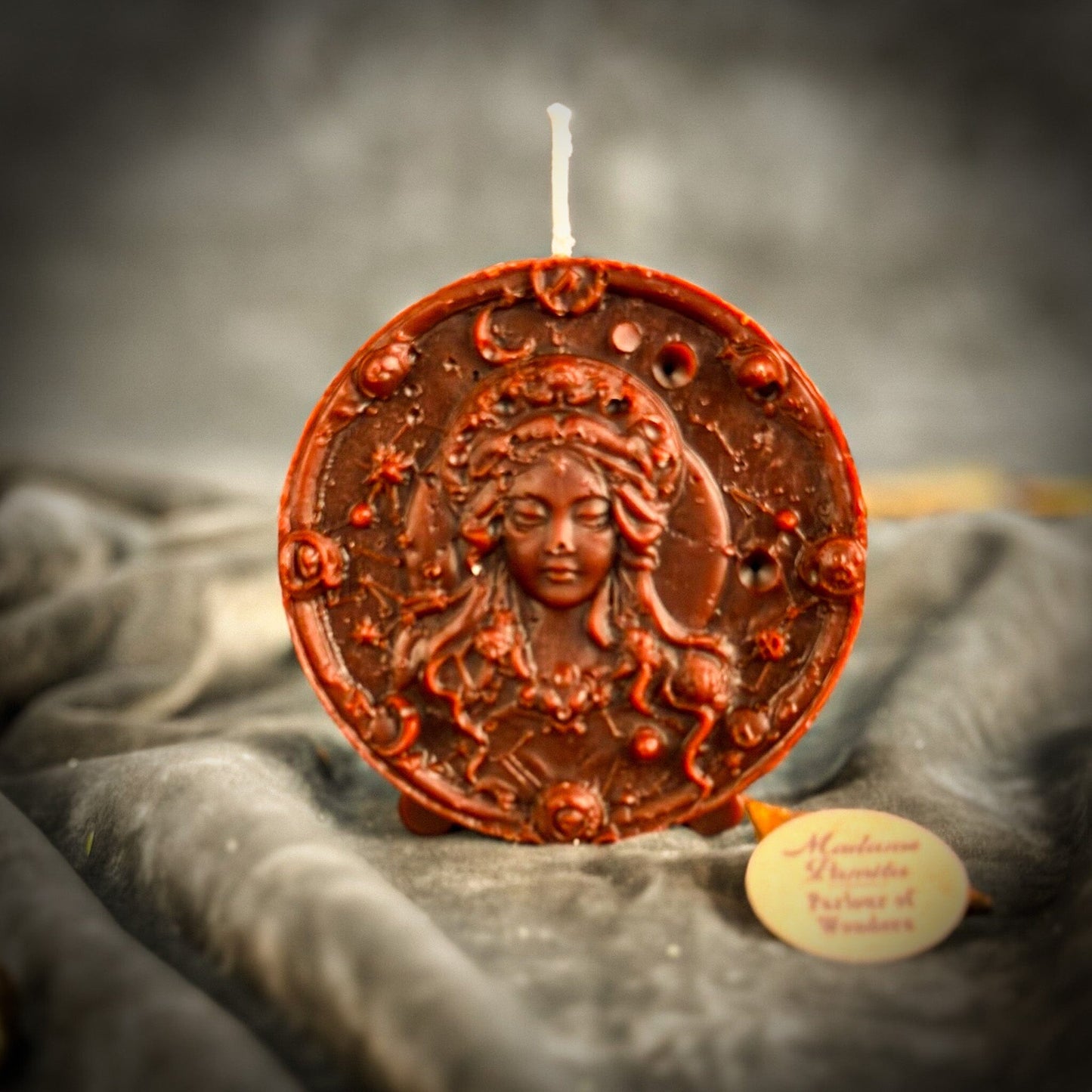 Beeswax Virgo Zodiac Spell Candle – Focus, Healing & Practicality