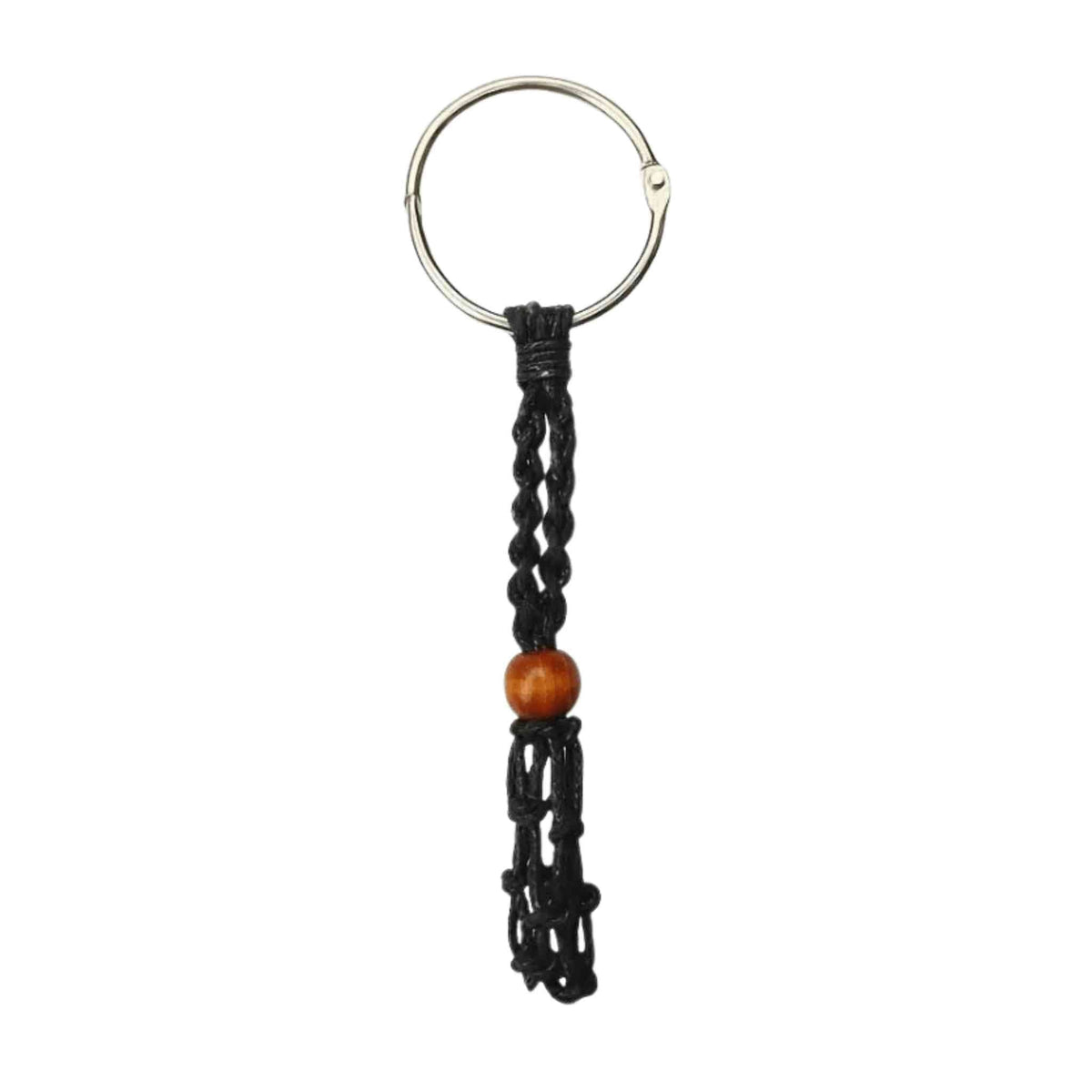 Macrame Crystal Holder Keychain | Braided Stone Cage