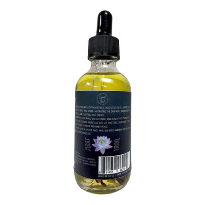 Blue Lotus Ritual Face Oil | Sacred Egyptian Elixir for Glow, Deep Calm & Spiritual Awakening 🩵🌿