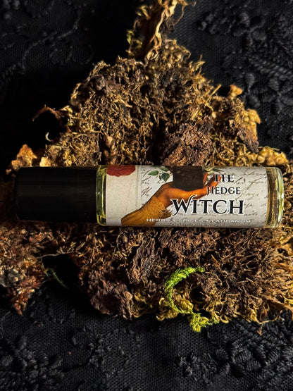 The Hedge Witch Perfume Oil Roller | Sweet Tobacco & Herbs