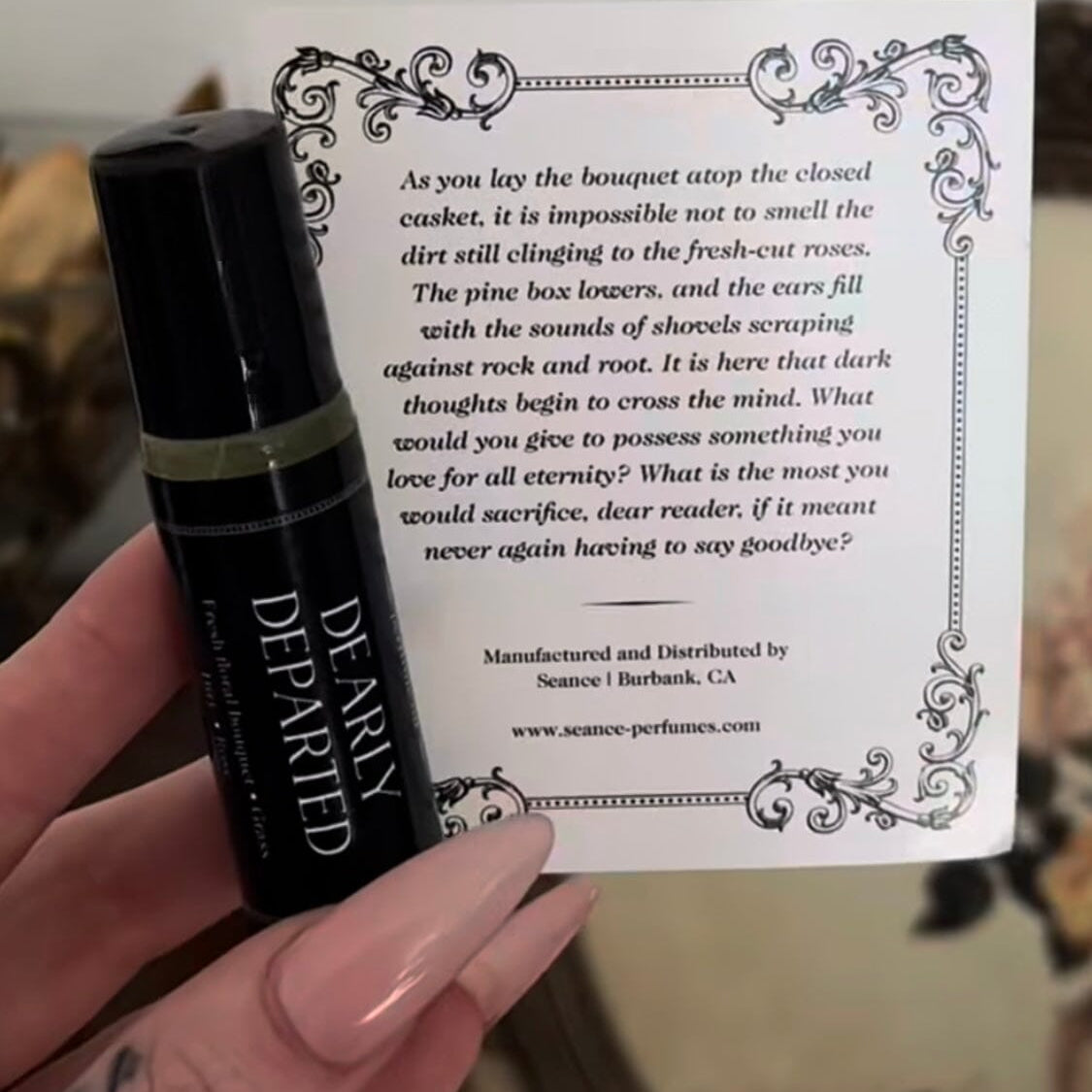 Dearly Departed Perfume Oil Roller | Earthy Rose & Fresh Florals