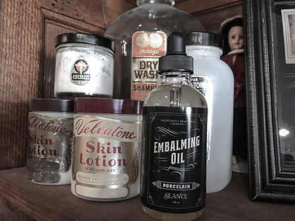 Porcelain Embalming Lotion Body Oil | Vanilla, Walnut & Floral