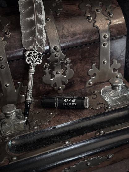 Man Of Letters Perfume Oil Roller | Scotch & Leather