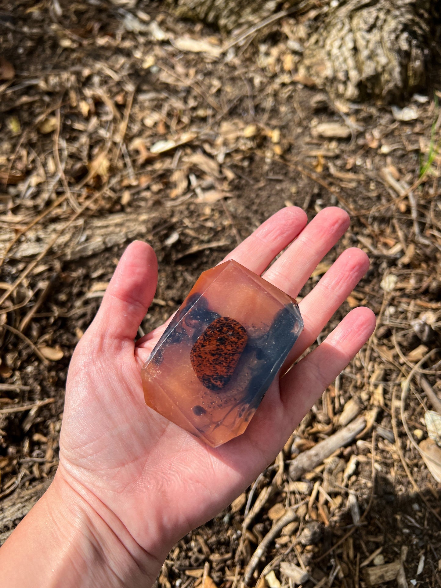 Earthbound Soap - Mahogany Obsidian Ritual Bar