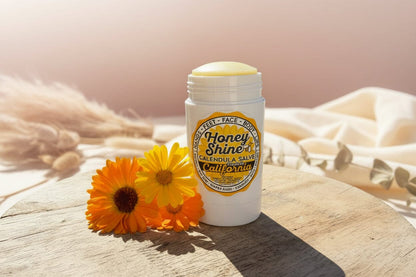 Honey Shine Calendula Salve Stick | Botanical Skin Balm
