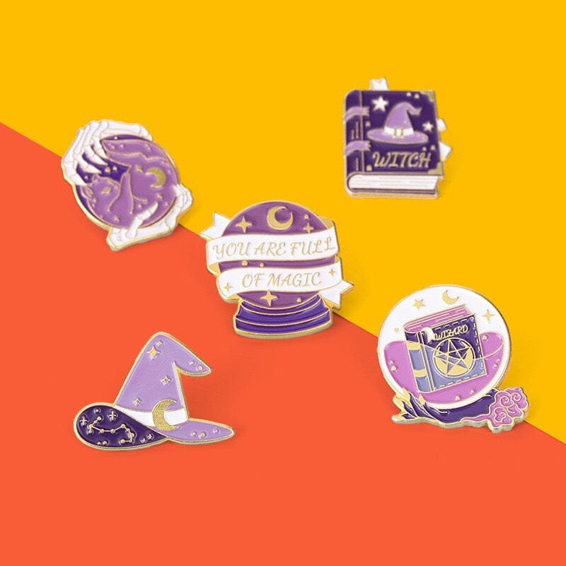 Witchcraft Essentials Enamel Pin Set